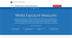 Desktop Screenshot of mediaexposuremeasures.org