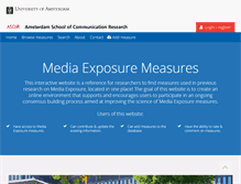 Tablet Screenshot of mediaexposuremeasures.org